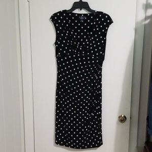 Black Polka Dot Dress Size 10